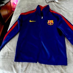 Fc Barcelona jacket size small selling for 25$